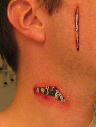Create Hollywood horror magic with bloody vampire bites, vicious clawmarks, Create Hollywood horror magic with bloody vampire bites, vicious clawmarks,
